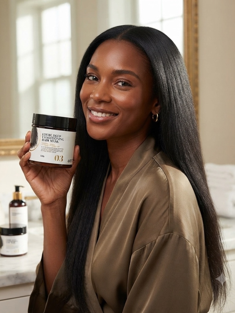 Chebe Deep Conditioning Hair Mask - White & Black Jar